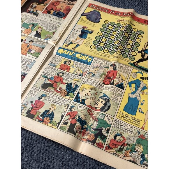 Steve Canyon Flash Gordon 1947 Comics Pittsburgh Sun Telegraph Jungle Jim Others - Picture 8 of 14